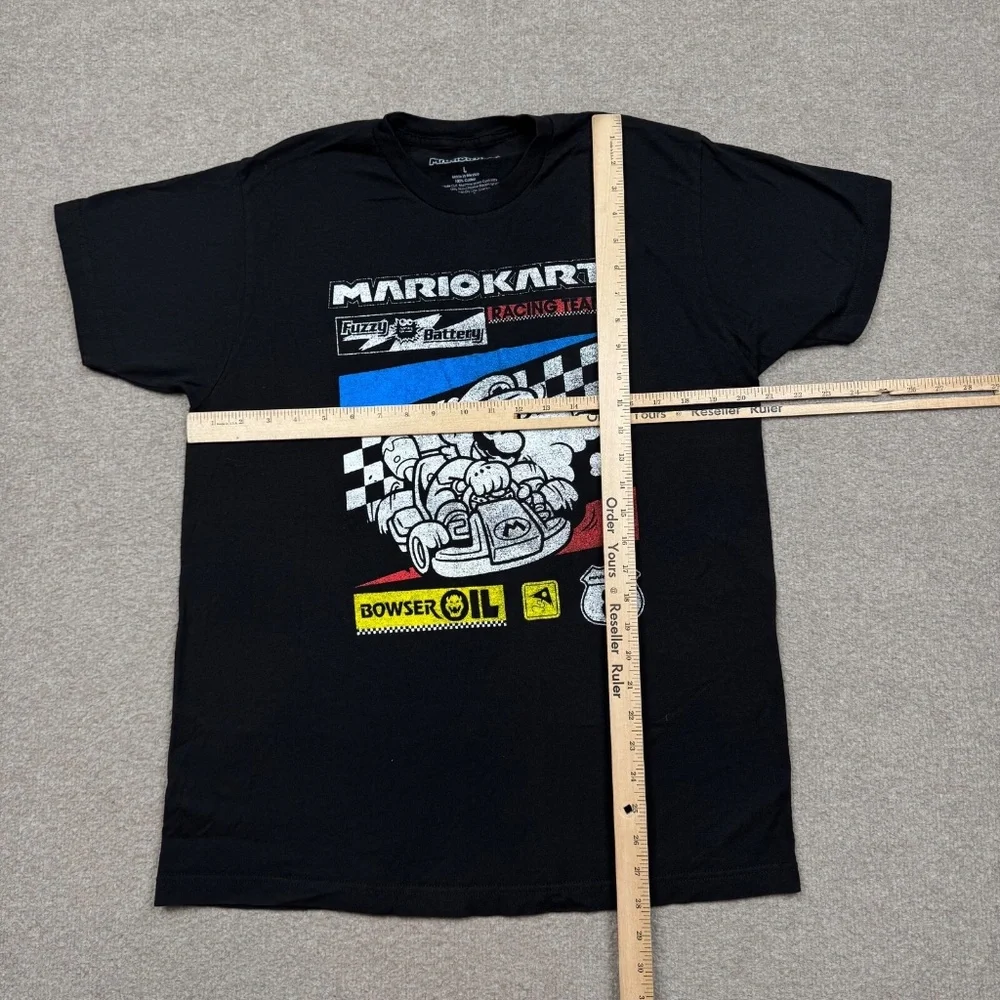 Mario Kart Graphic T Shirt Men's Size L Black Short Sleeve Crew Neck Nintendo - Picture 5 of 7